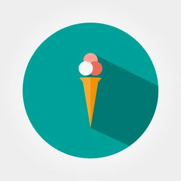 Ice Cream icon Stock Illustration
