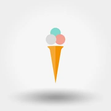 Ice Cream icon Stock Illustration