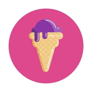 Ice Cream Icon Stock Illustration