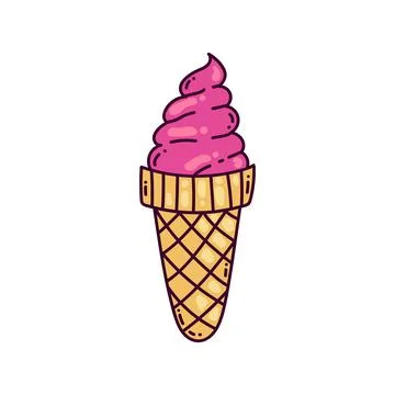 Ice cream icon Stock Illustration