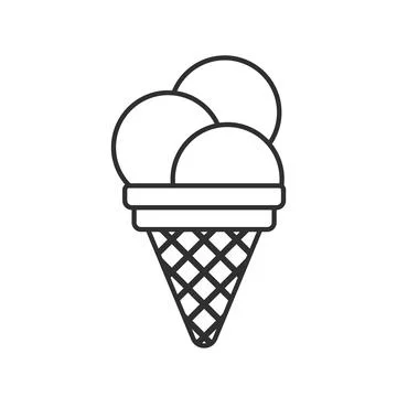 Ice cream icon Stock Illustration