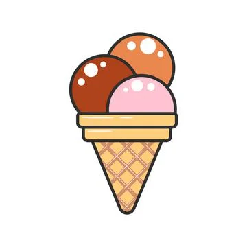 Ice-cream icon Stock Illustration