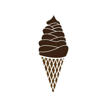 Ice cream icon Stock Illustration