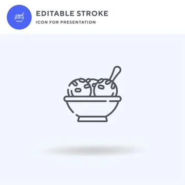 Ice Cream icon vector, filled flat sign, solid pictogram isolated on white, l 스톡 일러스트