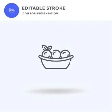Ice Cream icon vector, filled flat sign, solid pictogram isolated on white, l 스톡 일러스트