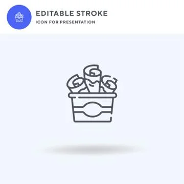 Ice Cream icon vector, filled flat sign, solid pictogram isolated on white, l Stock Illustration