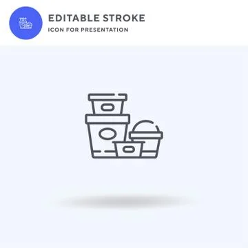 Ice Cream icon vector, filled flat sign, solid pictogram isolated on white, l Stock Illustration