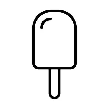 Ice cream icon vector for graphic design, logo, website, social media, mobi.. Illustrazione stock