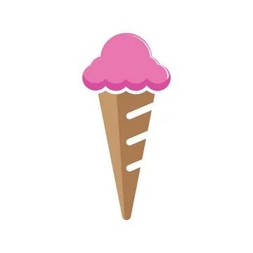 Ice cream icon vector Stock Illustration
