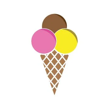 Ice cream icon vector Stock Illustration