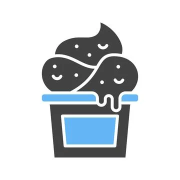 Ice Cream icon vector image. Stock Illustration