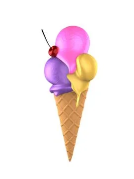 Ice cream Illustrazione stock