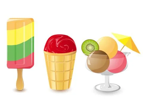 Ice-cream Stock Illustration