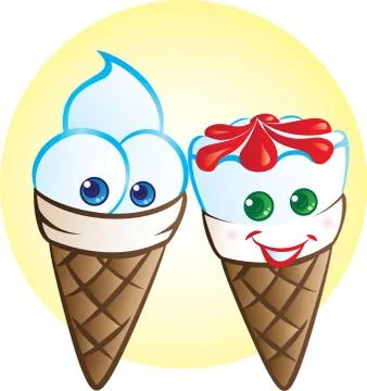 Ice cream Stock Illustration