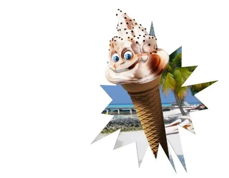 Ice cream Stock Illustration