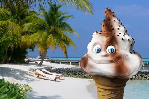 Ice cream Stock Illustration