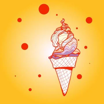 Ice-cream Stock Illustration