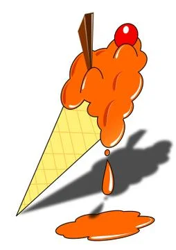 Ice cream Stock Illustration
