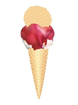 Ice cream Stock Illustration