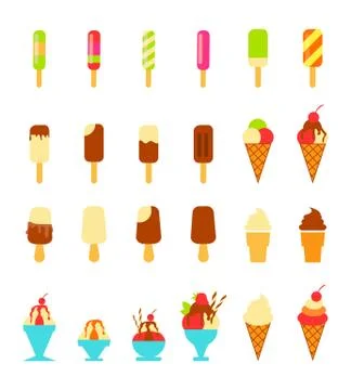 Ice cream Stock Illustration
