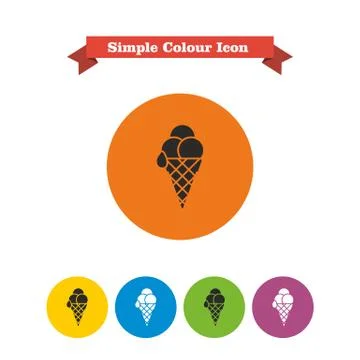 Ice cream Stock Illustration