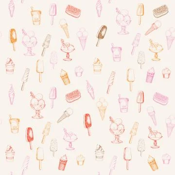 Ice cream. Stock Illustration