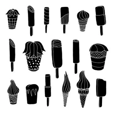 Ice cream Stock Illustration