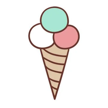 Ice cream Stock Illustration
