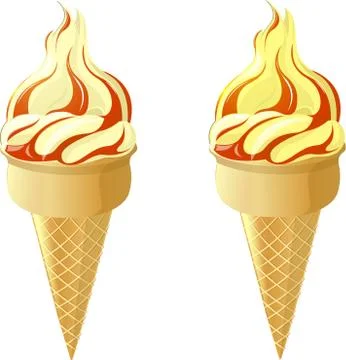 Ice cream Stock Illustration
