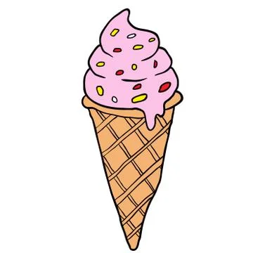 Ice cream Stock Illustration