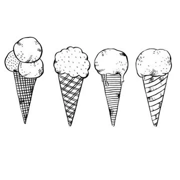 Ice cream Stock Illustration