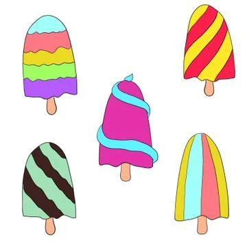 Ice cream Stock Illustration