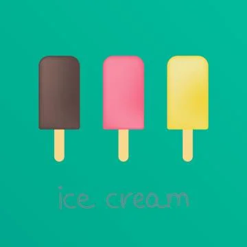 Ice cream Stock Illustration