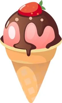 Ice cream Stock Illustration