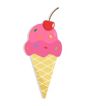 Ice cream Stock Illustration