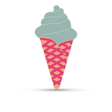 Ice cream Stock Illustration