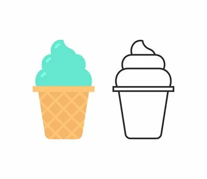 Ice cream Stock Illustration