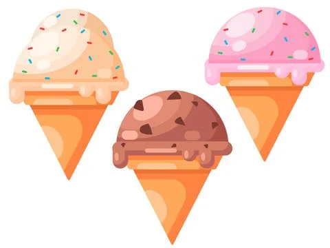 Ice cream Stock Illustration