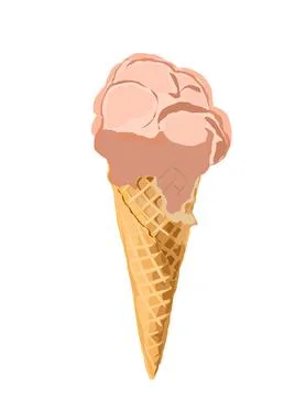 Ice cream Stock Illustration