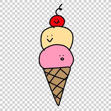 Ice cream Stock Illustration