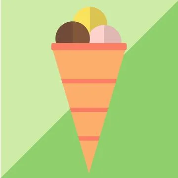 Ice cream Stock Illustration