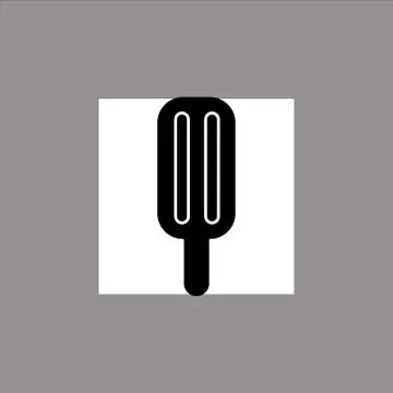 Ice cream linear vector icon for websites and mobile minimalistic flat design Stock Illustration