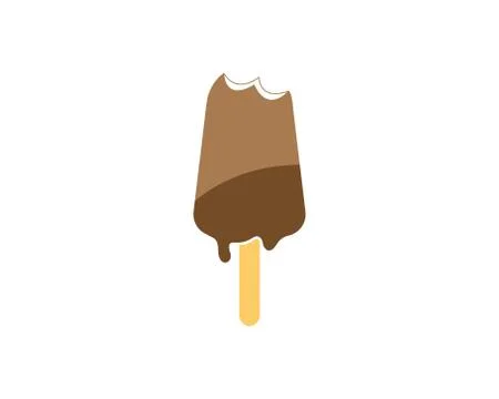 Ice cream logo vecctor template Stock Illustration