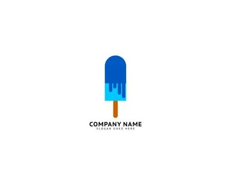 Ice cream logo vector illustration Stock Illustration