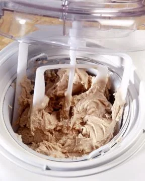 Ice cream machine 스톡 사진