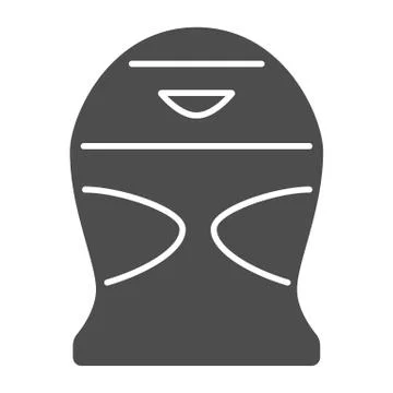 Ice cream maker solid icon, Kitchen appliances concept, freezer sign on white 스톡 일러스트