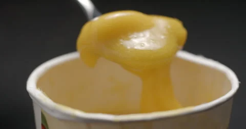 Ice cream mango melted slow motion Video stock 280521131