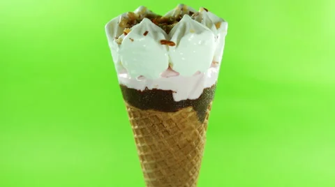 Ice cream melting Stock-Footage 60639274