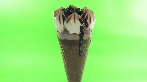 Ice cream melting Stock-Footage 60639276
