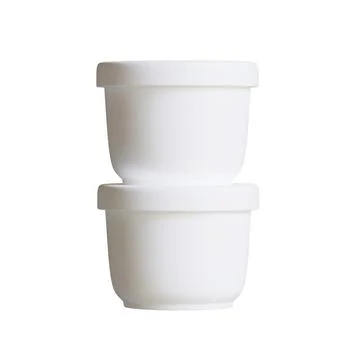 Ice cream packaging white color  Stock Illustration